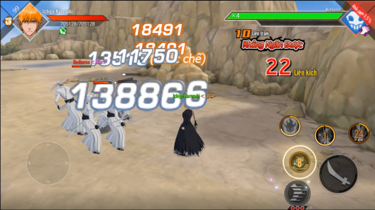 Trải nghiệm Bleach Mobile 3D - game nhập vai phong cách Nhật Bản