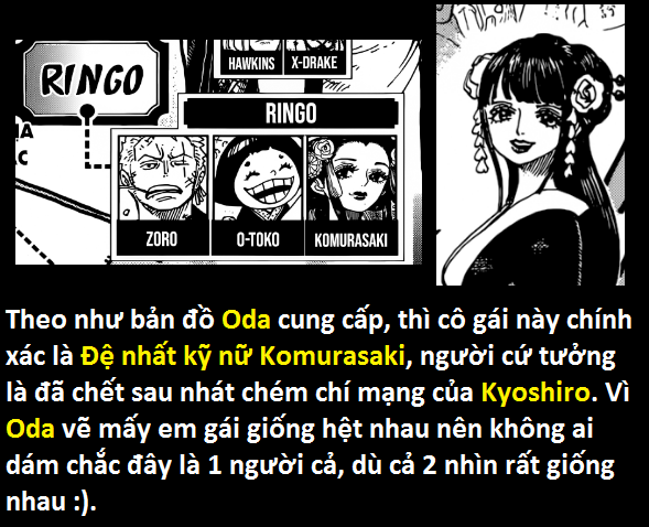 Góc soi mói One Piece 938: Hiyori chính là Komurasaki thật rồi, cô ấy còn lấy áo choàng của mình đắp cho Zoro đại hiệp nữa đấy! - Ảnh 9.