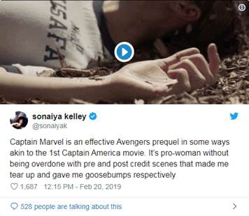 Mặc dù chưa chính thức ra rạp, Captain Marvel đã nhận vô số lời khen từ các nhà phê bình - Ảnh 1.