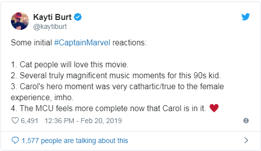 Mặc dù chưa chính thức ra rạp, Captain Marvel đã nhận vô số lời khen từ các nhà phê bình - Ảnh 3.