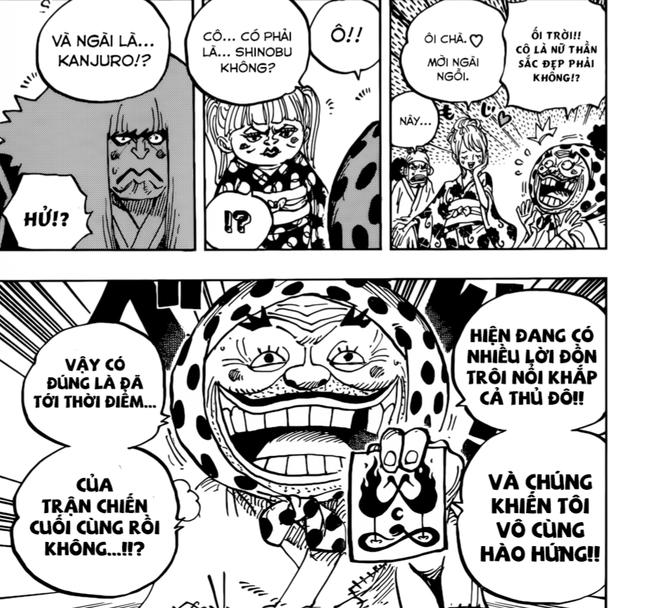 Spoiler One Piece Chap 940 Trong Khi Luffy Vẫn Chăm Chỉ Luyện Tập Cach Sử Dụng Haki Vũ Trang Mới Thi Big Mom đa Tới Trước Nha Ngục