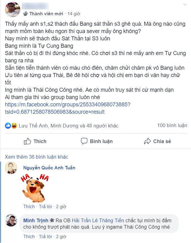 Drama rúng động làng game: Đại gia thách thức tất cả 2 server đầu, khoe tài khoản 1 tỷ và sự nổi dậy như quái vật của các bang S1-S2 - Ảnh 9.