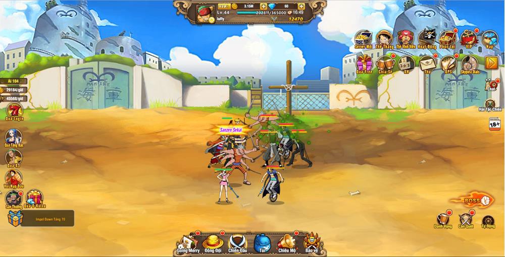 Ngắm nghía Vua Hải Tặc H5, game One Piece đa nền tảng sắp cập bến Việt Nam