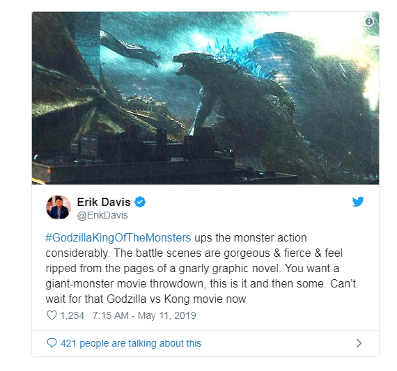 Phản ứng sớm về Godzilla: King of the Monster: Hoành tráng, dữ dội, chân thực đến sởn gai ốc - Ảnh 3.