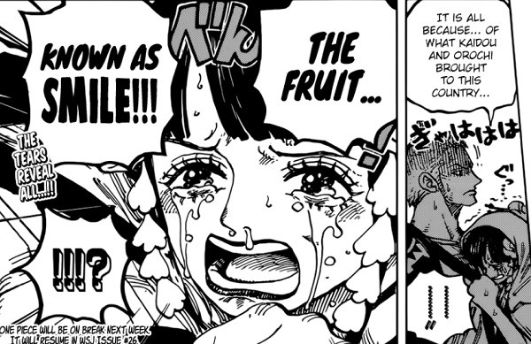 One Piece: Lý do trái ác quỷ nhân tạo được đặt tên là SMILE và nguyên nhân khiến người dân Ebisu mất đi khả năng thể hiện cảm xúc - Ảnh 1.