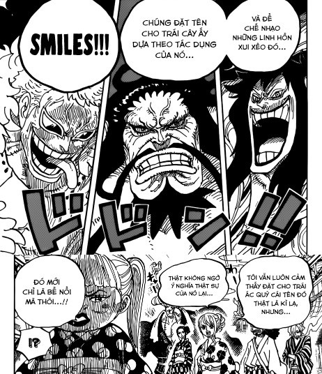 One Piece 943: Hé lộ nguồn gốc và tác dụng của SMILE, thứ trái cây gây ra bi kịch cho dân làng Ebisu - Ảnh 2.