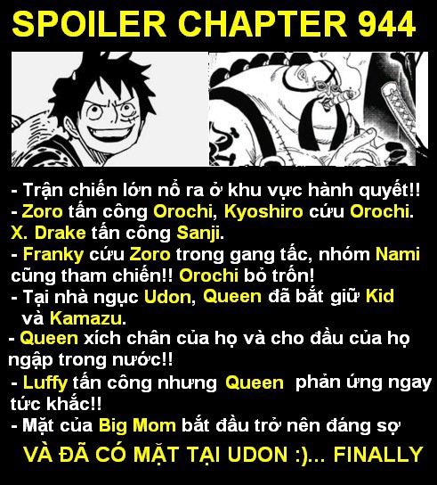 Spoiler One Piece 944 Luffy Tấn Cong Queen Dịch Bệnh Big Mom Thi Sắp Phat đien