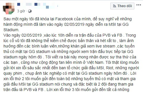 LMHT: Cô gái hò hét gây mất trật tự tại giải giao hữu MSI khiến cộng đồng bức xúc đã lên tiếng xin lỗi - Ảnh 4.