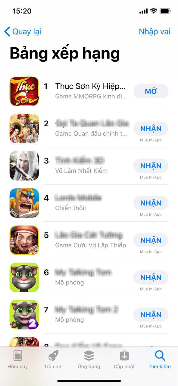 Kỷ lục làng game Việt: Hơn nửa tháng ra mắt, Thục Sơn Kỳ Hiệp Mobile vẫn độc tôn vị trí Top 1 trên cả App Store và CH Play! - Ảnh 2.