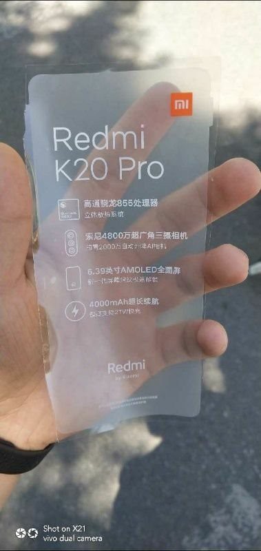 Smartphone cao cấp của Redmi sẽ có tên K20 Pro: Chip Snapdragon 855, màn hình AMOLED 6,39”, camera 48MP, pin 4.000 mAh - Ảnh 1.