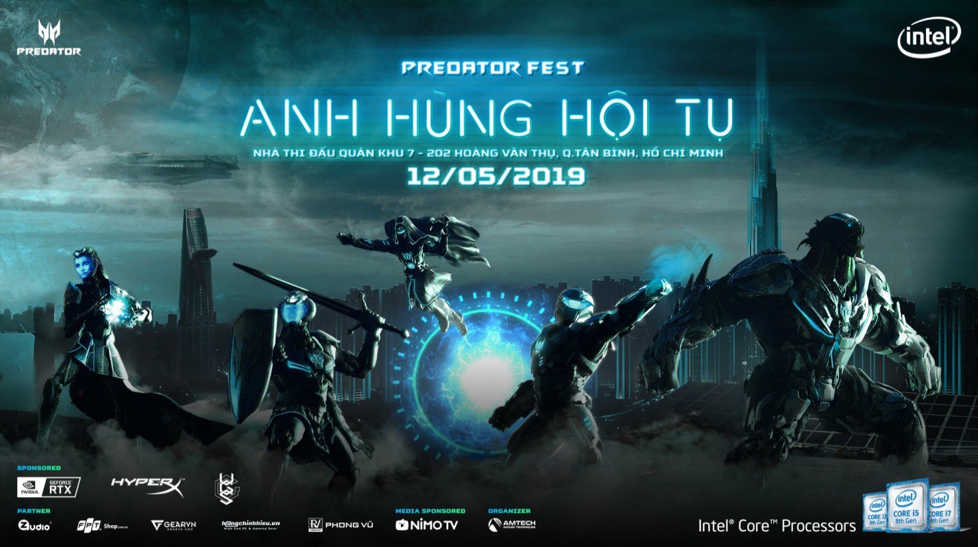 Predator Fest 2019 – Anh Hùng Hội Tụ: Sự kiện lớn nhất trong năm của Acer với hàng ngàn phần quà hấp dẫn đang chờ đợi game thủ Việt - Ảnh 1.