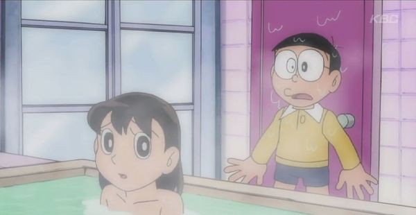 Nobita tốc váy Xuka bằng bài phép thuật vừa được học  YouTube
