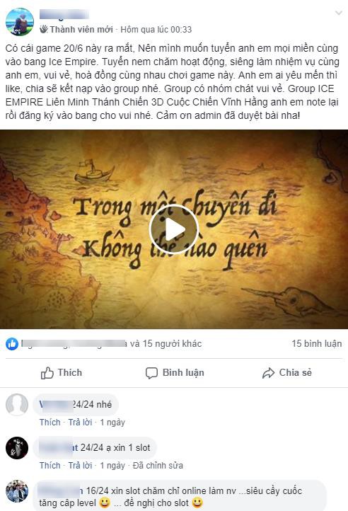 “Nổi da gà” với trailer chiêu mộ thành viên đua Top của chủ Guild trước ngày Thánh Chiến 3D Open Beta 20/06 - Ảnh 1.