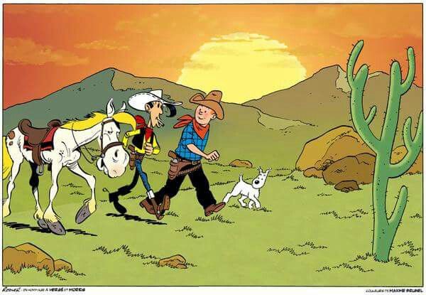 Vì sao Lucky Luke và Tintin lại trở thành biểu tượng của truyện tranh phương Tây? - Ảnh 1.