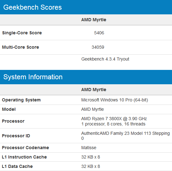 Lộ điểm số của AMD Ryzen 7 3800X - CPU 8 nhân chiến game ngon bổ rẻ thật khó để bỏ qua - Ảnh 1.