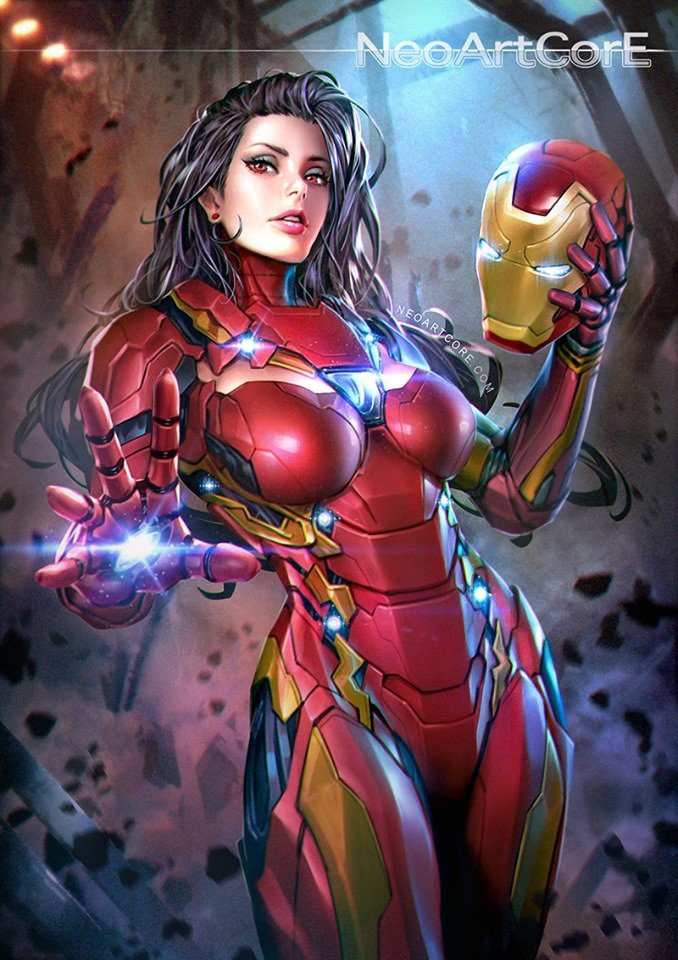 Ngắm loạt tranh vẽ nóng bỏng của biệt đội Avengers khi chuyển đổi giới tính