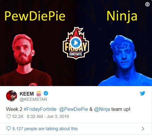 Pewdiepie quay lại với Fortnite, kết hợp cùng Ninja tham gia giải đấu - Ảnh 2.