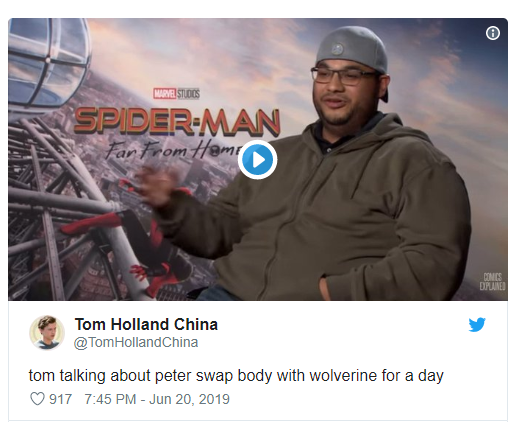 Tom Holland muốn Spider-Man... hoán đổi thân xác với Wolverine trong một thời gian ngắn - Ảnh 1.