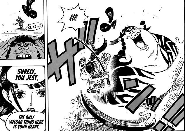 One Piece: Biệt danh Tuyết Vần có liên quan gì đến sức mạnh của Cửu Hồng Bao Kiku - Ảnh 2.