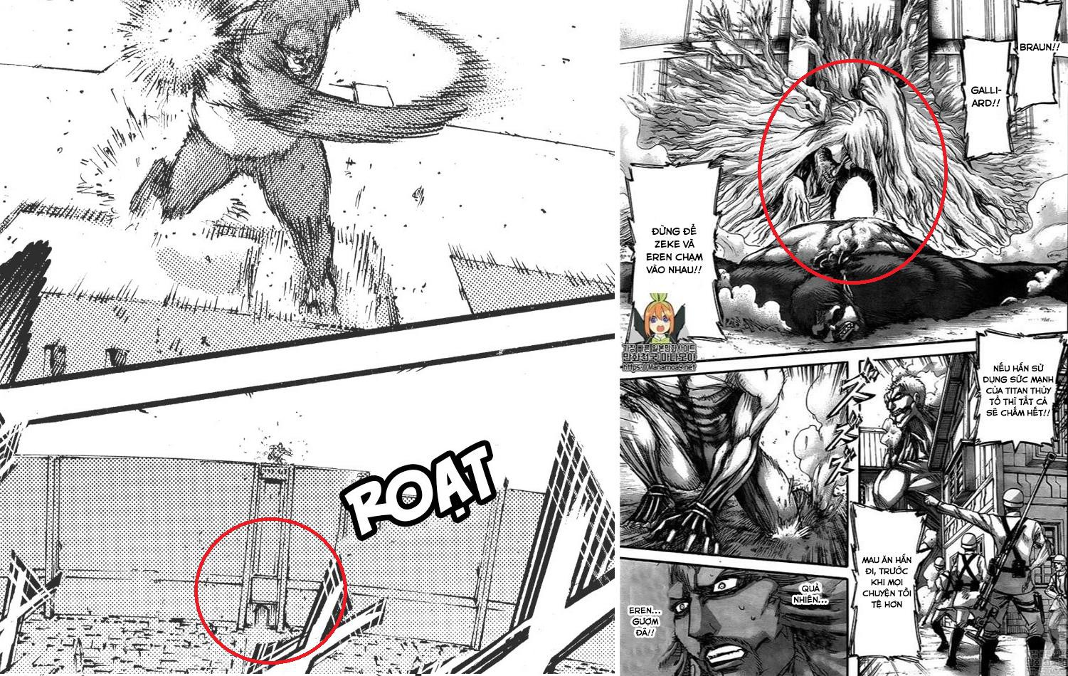 Attack on Titan chap 119 mắc quá nhiều "sạn"... có thể là do tác giả