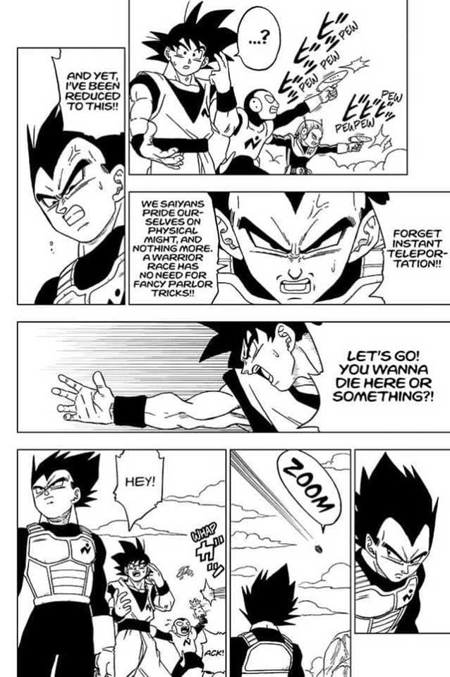 Dragon Ball Super chap 50: Nhóm Goku bị đám tù nhân tuần tra ngân hà bao vây... Vegeta sắp học được Dịch chuyển tức thời - Ảnh 4.