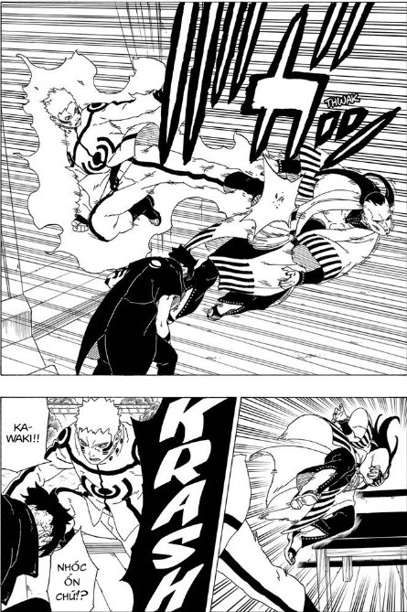 Boruto chap 36: Sức mạnh Karma khiến Kawaki mọc sừng và Jigen muốn giết Naruto - Ảnh 3.