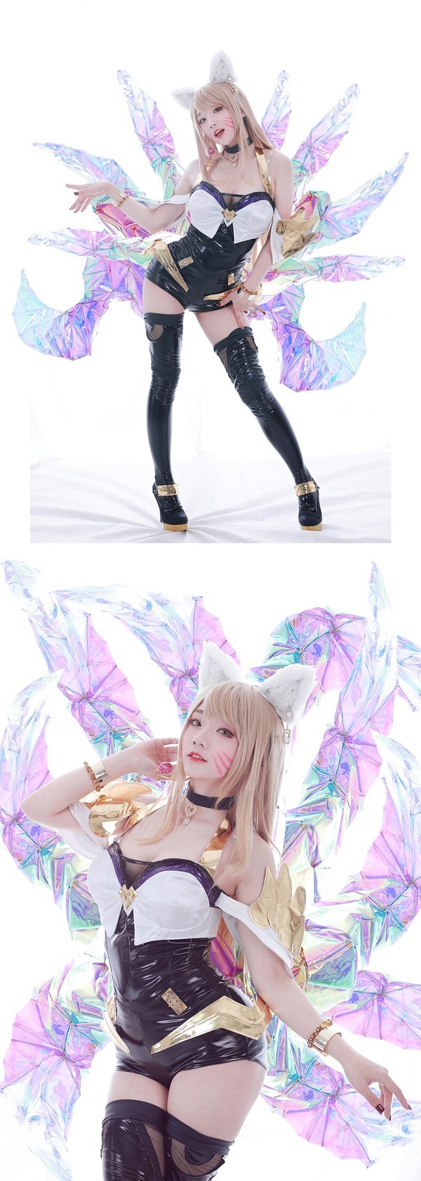 LMHT: Bỏng mắt với thánh nữ Hàn Quốc Miyuko khi cosplay trang phục KDA Ahri - Ảnh 4.