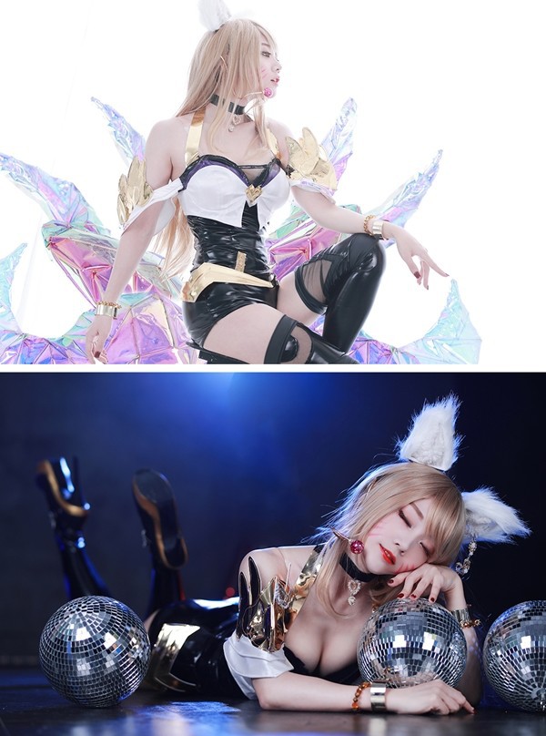 LMHT: Bỏng mắt với thánh nữ Hàn Quốc Miyuko khi cosplay trang phục KDA Ahri - Ảnh 7.