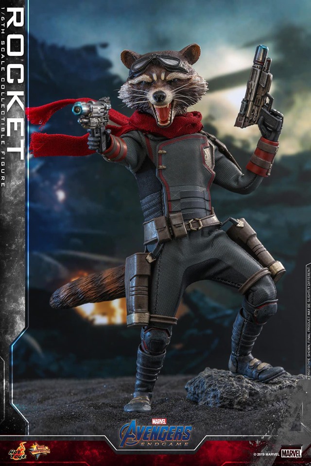 Chiêm ngưỡng bộ Hot Toys cực chất của Rocket phiên bản Endgame - Ảnh 3.