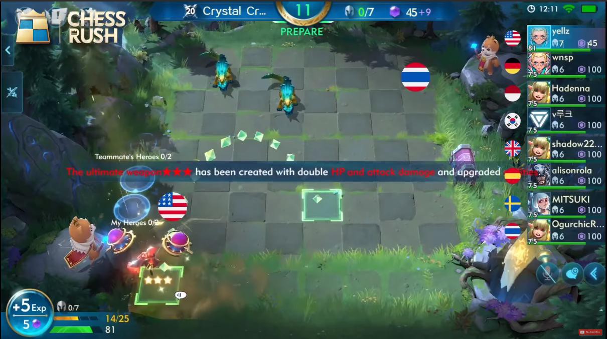 Tencent's Auto Chess game, Chess Rush, is available now on iOS and