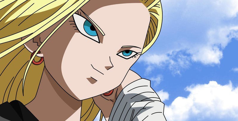 Probably my favorite drawing I've done of Android 18, She just came out so  cute! : r/dbz