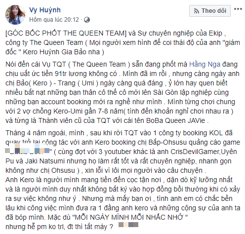 Team LMHT nữ đình đám một thời của Misthy bất ngờ bị thành viên cũ tố quỵt lương, thiếu chuyên nghiệp - Ảnh 5.