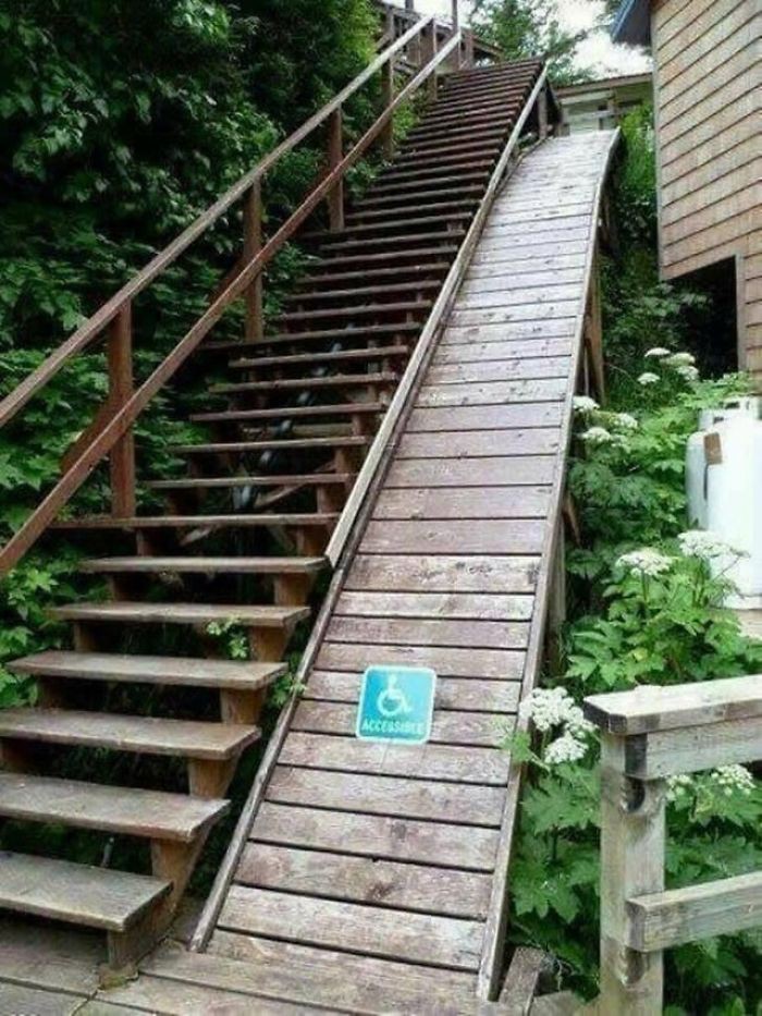 Pointless Stairs 18 thiết kế dành cho người khuyết tật theo kiểu