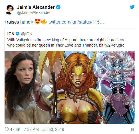 Thor: Love and Thunder - Lady Sif có thể sẽ trở lại với vai trò Nữ Hoàng Valkyrie? - Ảnh 2.
