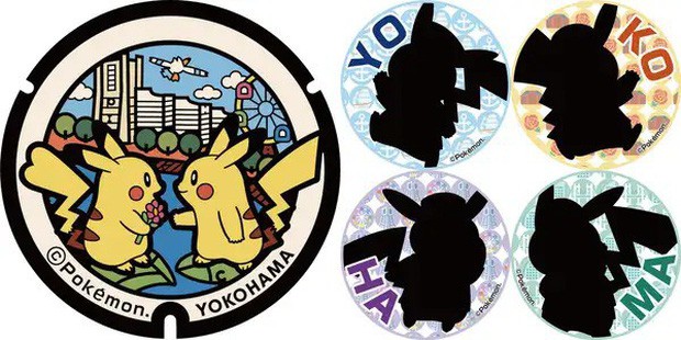 Loạt tranh Pokemon siêu đẹp trên nắp cống khiến ai cũng muốn đi du lịch Nhật Bản một lần trong đời - Ảnh 14.