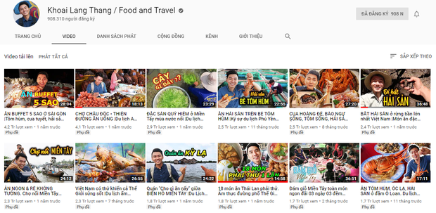 5 kênh du lịch - ẩm thực hot nhất miền Tây: Khoai Lang Thang sắp đạt nút vàng, một YouTuber trẻ tuổi khác đã làm được điều đó từ lâu - Ảnh 6.