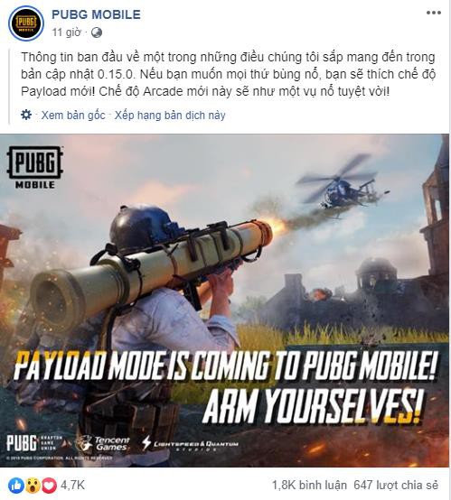 PUBG Mobile rục rịch ra mắt chế độ dùng Rocket bắn hạ cả trực thăng như phim hành động - Ảnh 2.