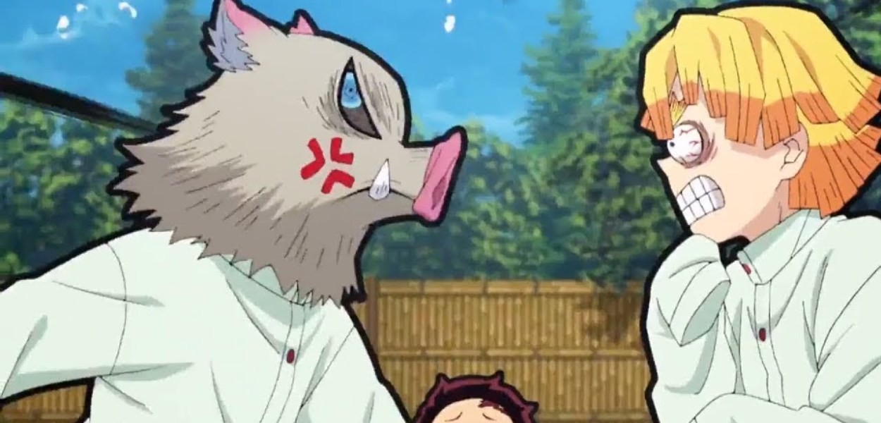 Hãy cùng nhìn vào hình Inosuke hài hước đầy nghịch ngợm này và cảm nhận sự dễ thương của chú lợn héo nóng tính này. Bạn sẽ không thể nhịn được cười trước những khả năng \'siêu đáng yêu\' của Inosuke trong bộ phim Kimetsu no Yaiba!