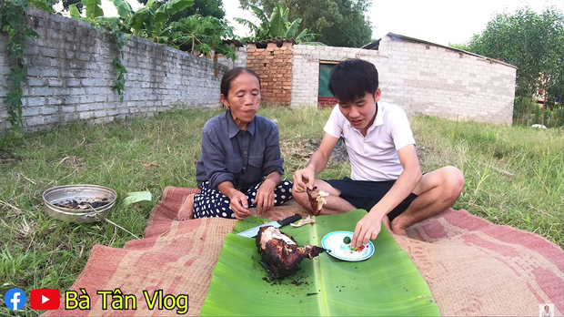 Lần đầu tiên bà Tân Vlog thất bại khi nấu món ăn, lủi thủi không dám gọi các cháu sang đành ngồi xử lý một mình - Ảnh 9.