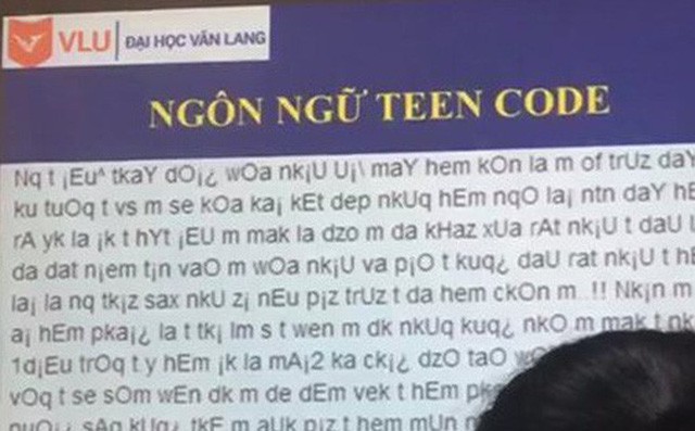  Cô giáo viết nguyên đoạn văn bằng teencode rồi bắt học trò dịch lại, đề bài tưởng không khó mà lại khó không tưởng - Ảnh 1.