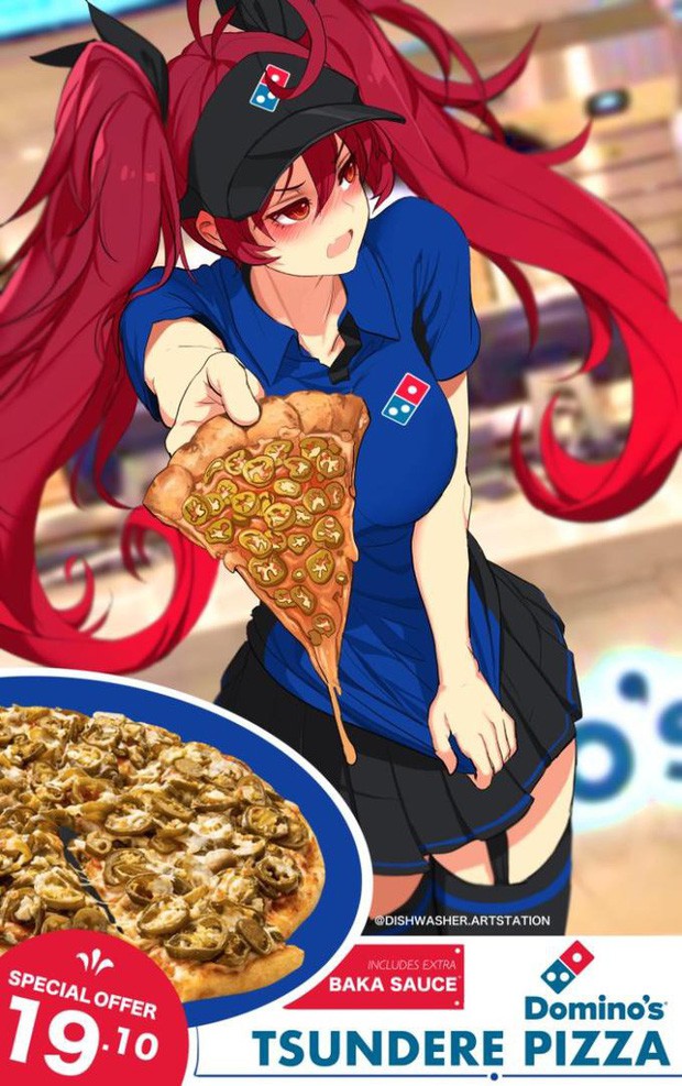 Xuất hiện pizza Tsundere trong truyền thuyết dành cho hội yêu gái 2D - Ảnh 2.