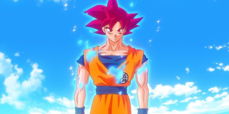 Trạng thái Super Saiyan God - Điểm nhấn của trạng thái Super Saiyan God chính là sự kết hợp hoàn hảo giữa sức mạnh và tốc độ. Hãy cùng chiêm ngưỡng và thưởng thức những trận đấu điêu luyện của Goku với trạng thái này.