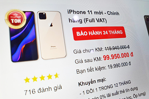 Để là người đầu tiên sở hữu iPhone 11 ở Việt Nam, anh em sẽ phải chi khoảng 100 triệu đồng - Ảnh 1.