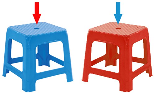 Có thể bạn chưa biết: Lỗ tròn trên mặt ghế nhựa có tác dụng gì? - Ảnh 1.