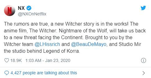 Netflix chính thức xác nhận sẽ sản xuất bộ phim điện ảnh anime mới về The Witcher - Ảnh 1.