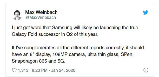 Galaxy Fold 2 sẽ có màn hình 8 inch, camera 108MP và hỗ trợ bút S Pen? - Ảnh 2.