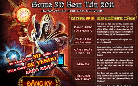 Bí ẩn website Việt - "Game 3D bom tấn 2011"