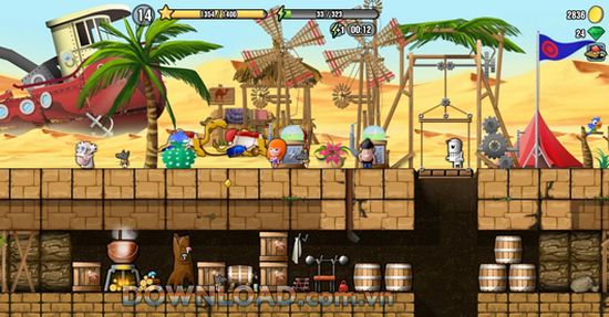 diggys-adventure-game-do-duong-dinh-cao-tai-hien-phong-cach-dien-tu-bon-nut