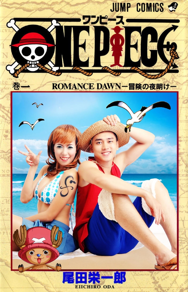 Nami cùng Luffy "tình tứ" trong Vua Hải Tặc 6