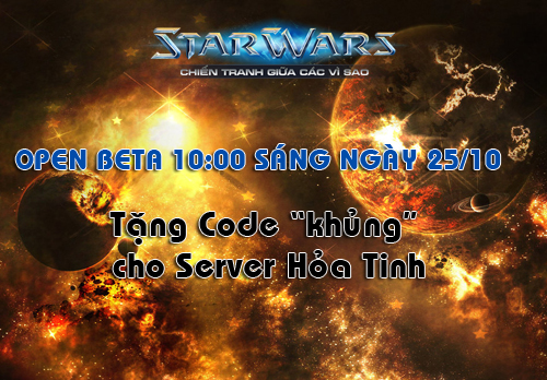 [Gift Code] Star Wars tặng Vip Code “khủng” cho Open Beta 1